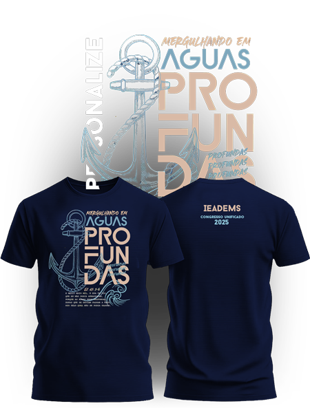 Mockup da Camiseta Adorando em Todo Tempo