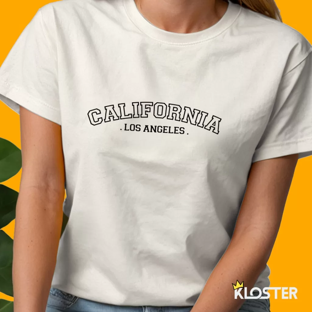 Camiseta California Los Angeles - Unisex 100% Algodão