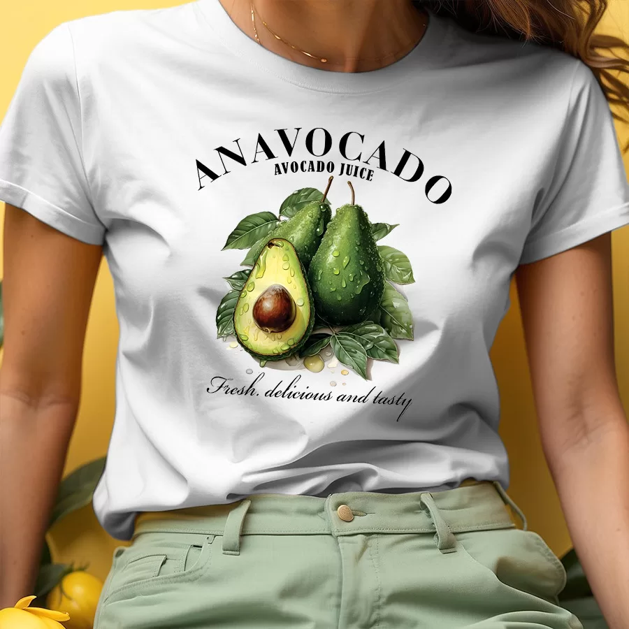 Camiseta Feminina Abacate Avocado Anavocado - Humor Feminino - 100% Algodão