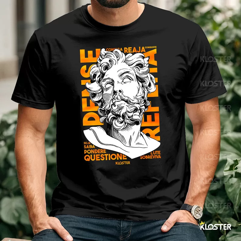 Camiseta ZEUS - GD OF THUNDER - POWER - 100% Algodão - Exclusiva